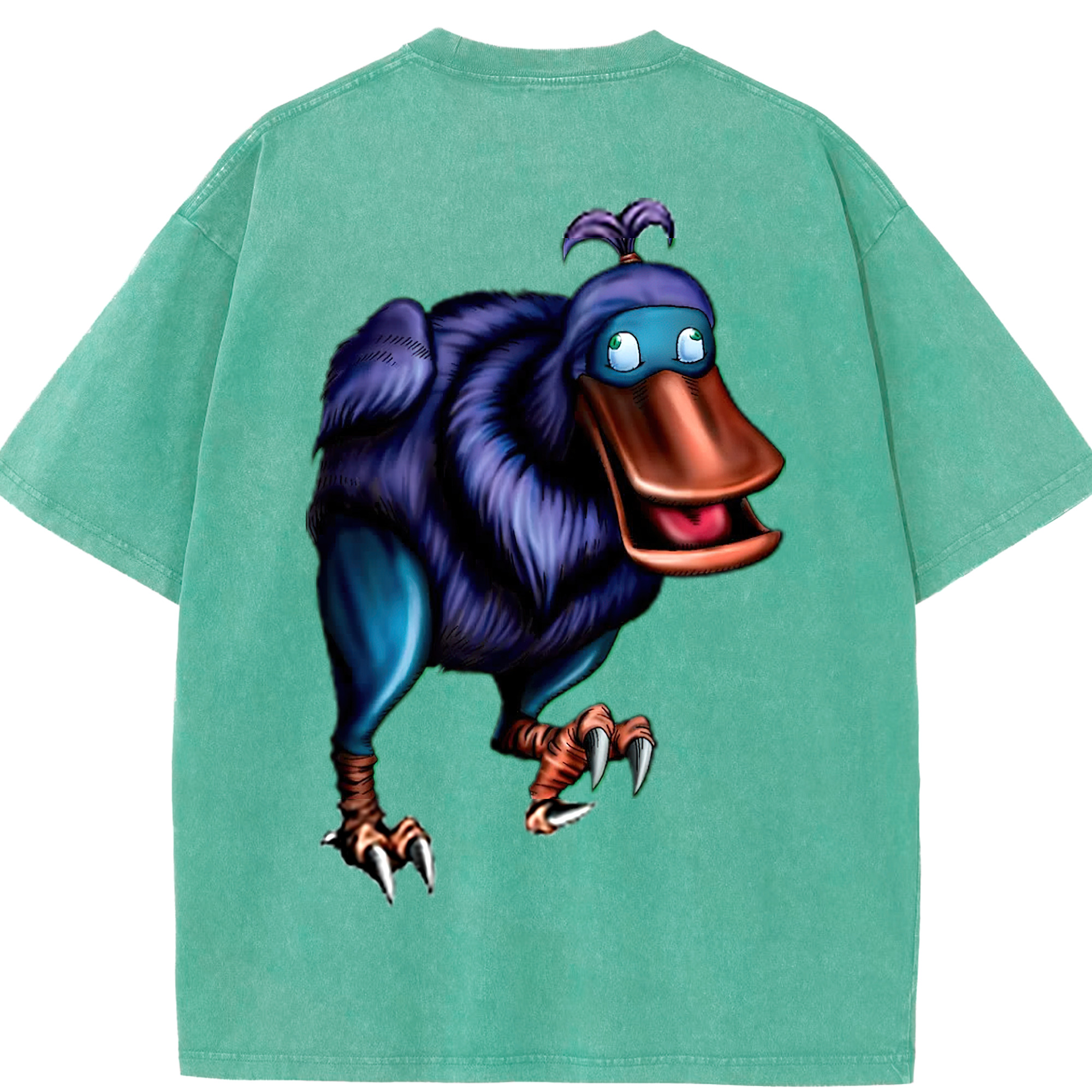 （画像用） 遊☆戯☆王 Yu-Gi-Oh! 綿100% ヴィンテージ風 半袖Tシャツ（背面プリント）
